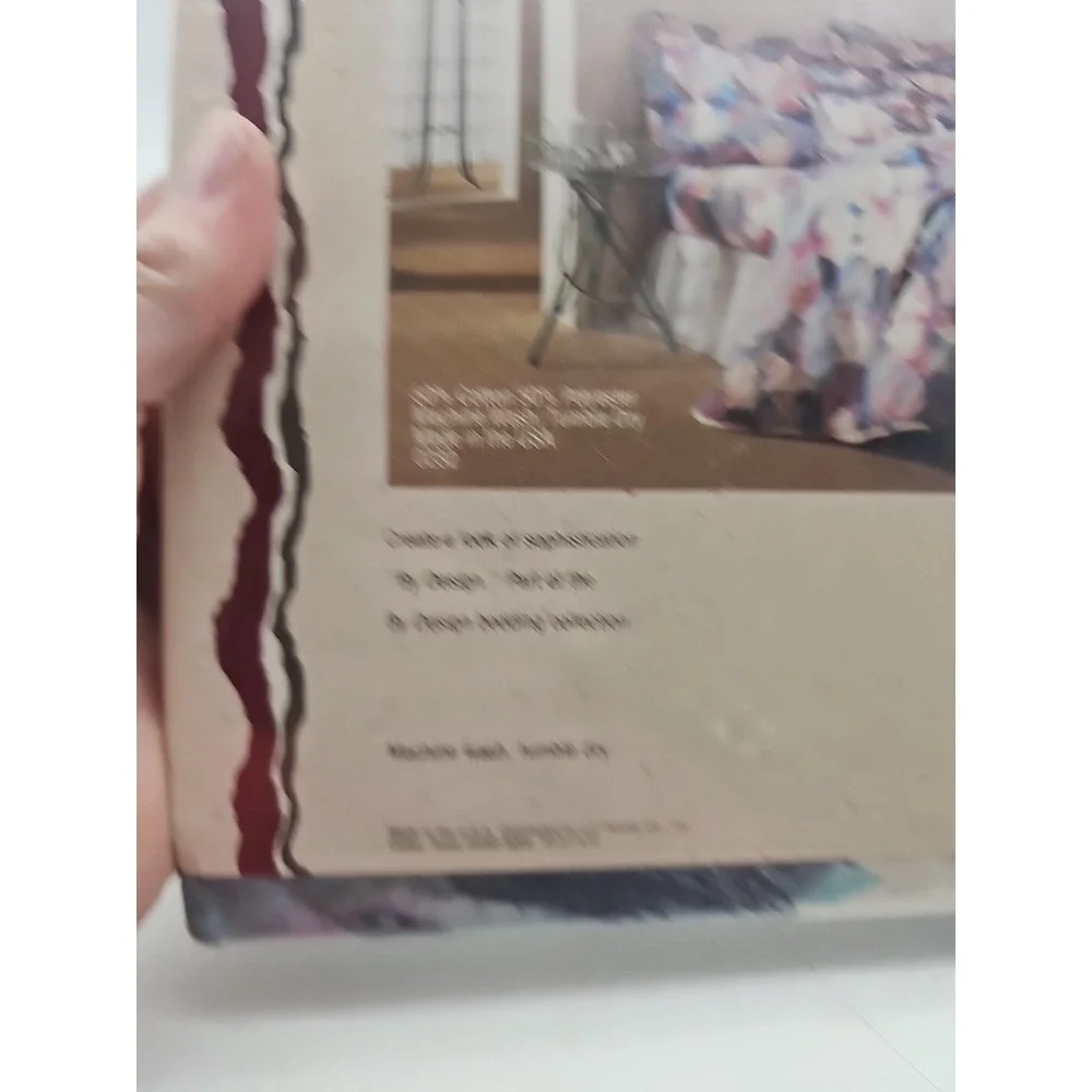 BY‎ DESIGN~JC Penny Twin Flat Sheet Reflections Watercolor 